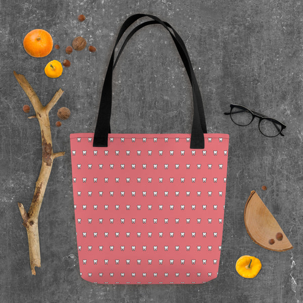 Tooth Tote Bag Black