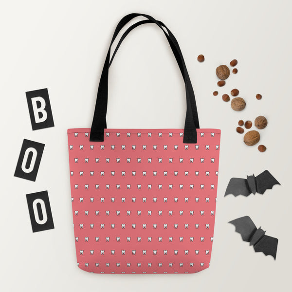 Tooth Tote Bag Black