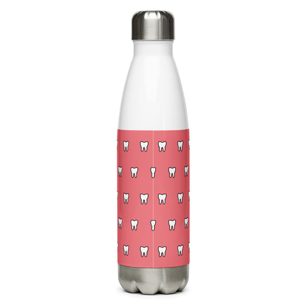 Teeth Water Bottle Coral