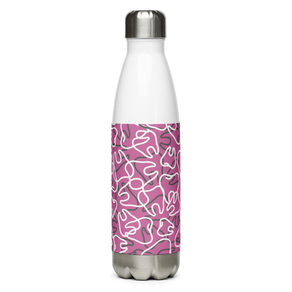 Graffiti Teeth Water Bottle
