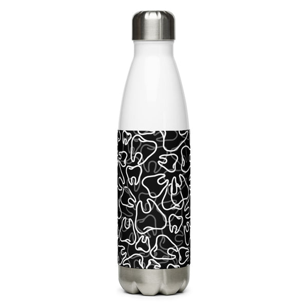 Graffiti Teeth Stainless Steel Water Bottle