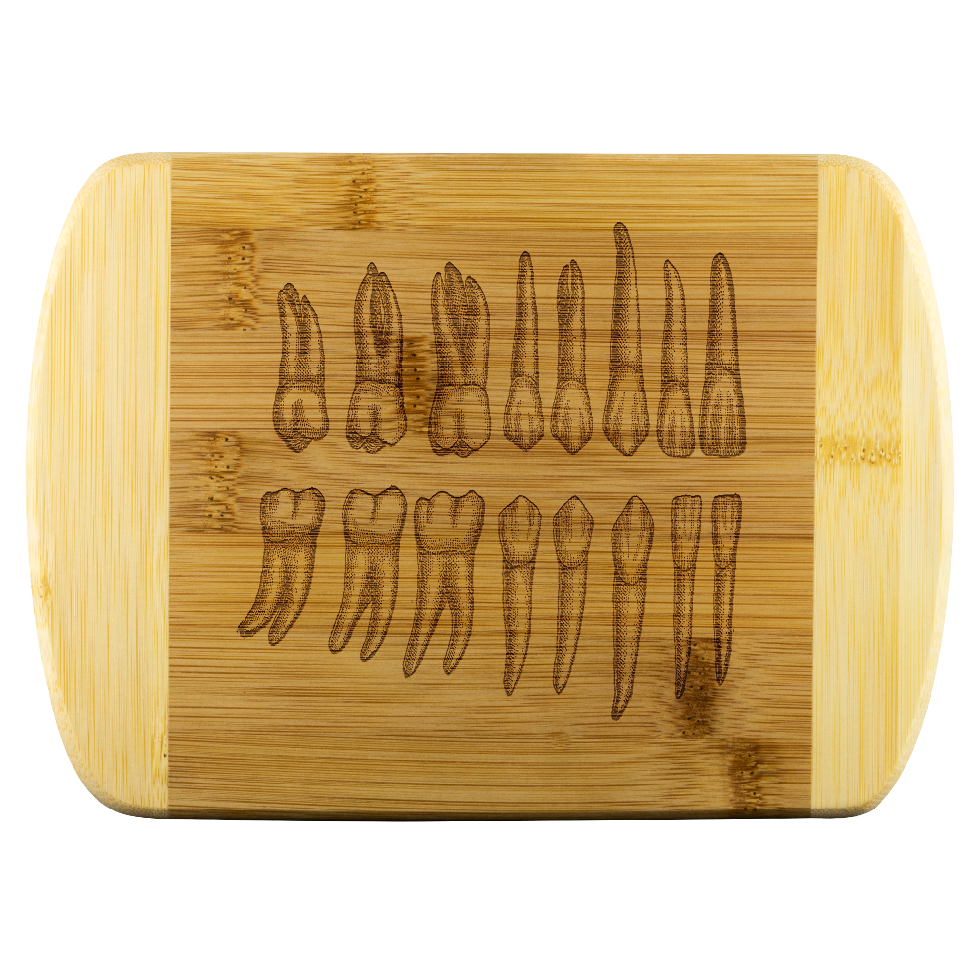 Teeth Bamboo Cutting Board