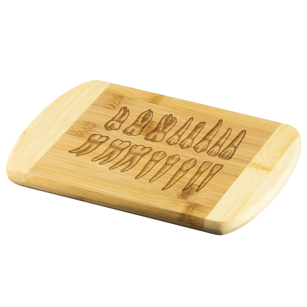 Teeth Bamboo Cutting Board